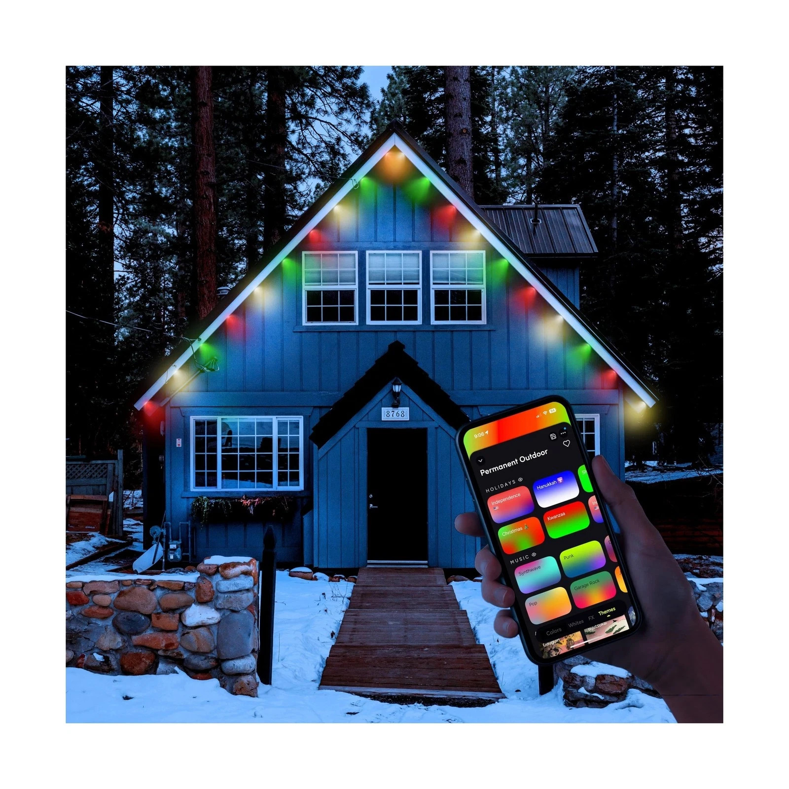 LIFX 50ft Outdoor Permanent Smart Lights RGBW LED Strip Supercolor Christmas