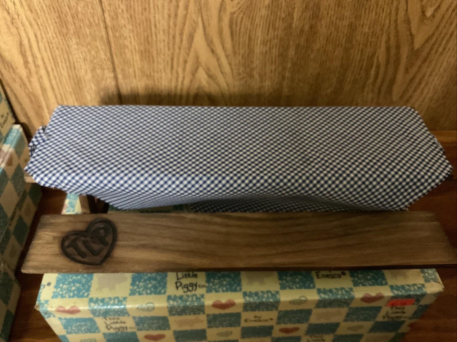 This Little Piggy Wooden Picnic Bench Display