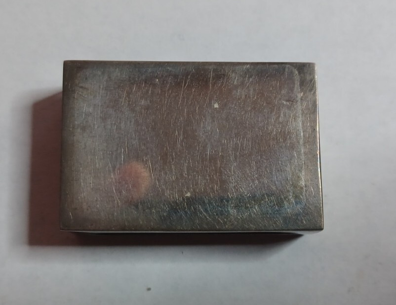 Antique Sterling Silver Marked Match Box Holder Cover 14g