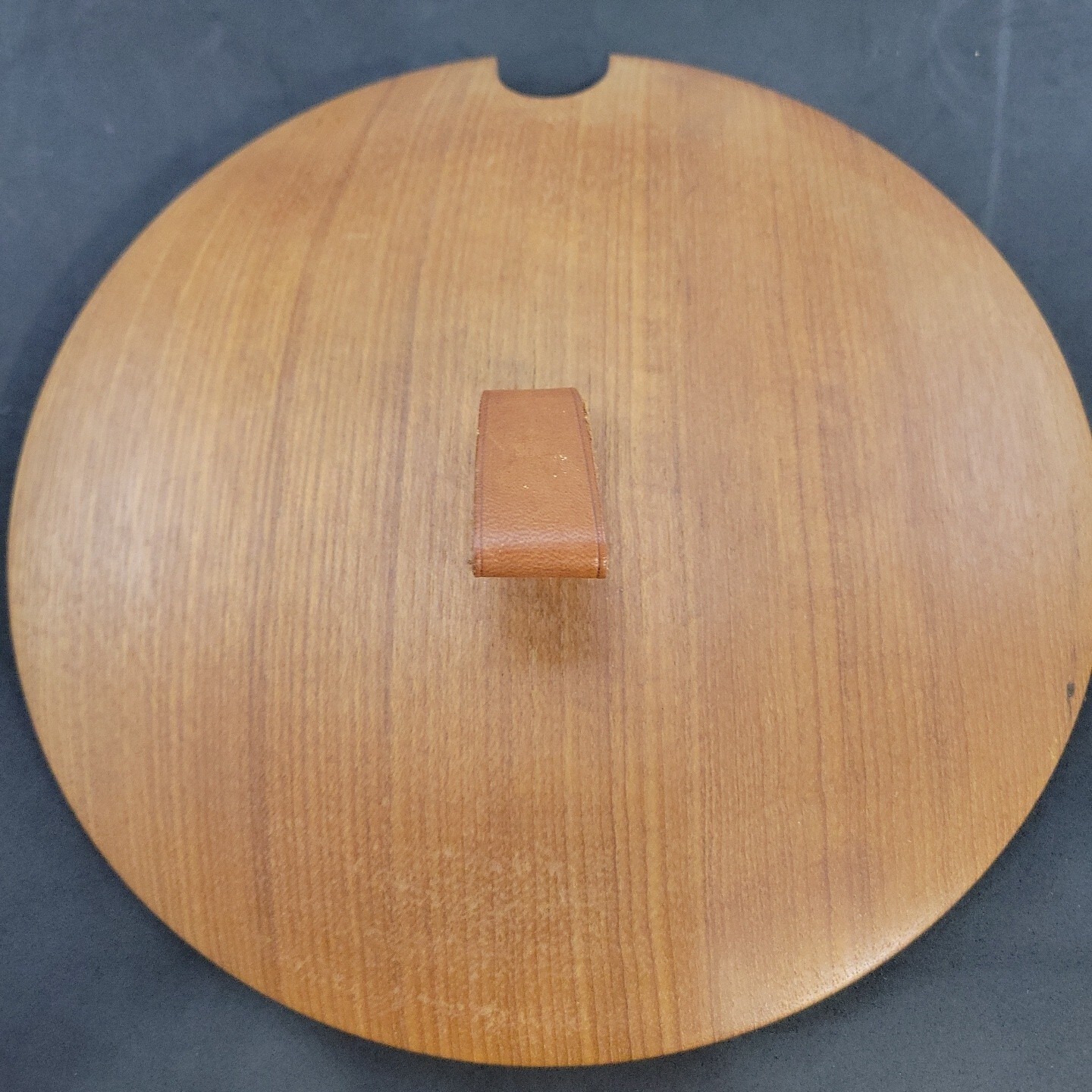 Buckeberg Punch Set Ceramic with Teak Lid and Plastic Ladle Modern