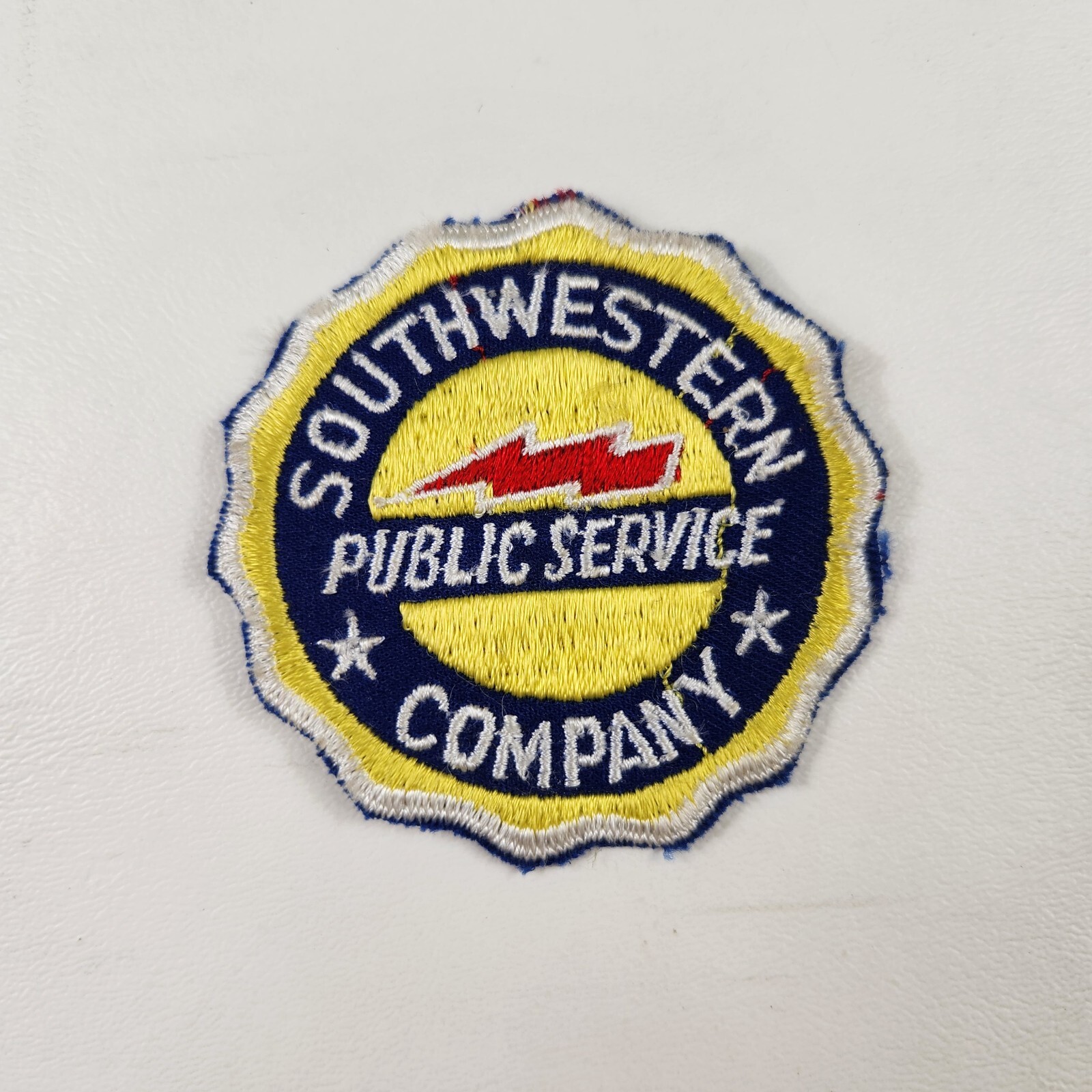 Southwestern Public Service Company Logo Patch Electric New Mexico Texas Vintage