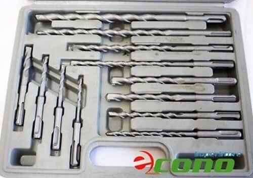 18PC SDS PLUS DRILL BITS GROOVE GOUGE & CHISEL ROTARY HAMMER BIT FIT HILTI BOSCH