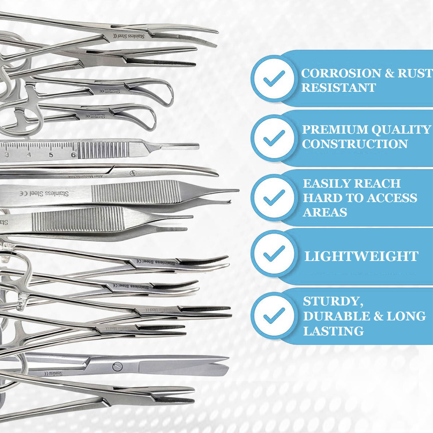 NEW Minor Surgery Suture First Aid Kit, Medical VET Trauma Survival Pack - 44 Pc