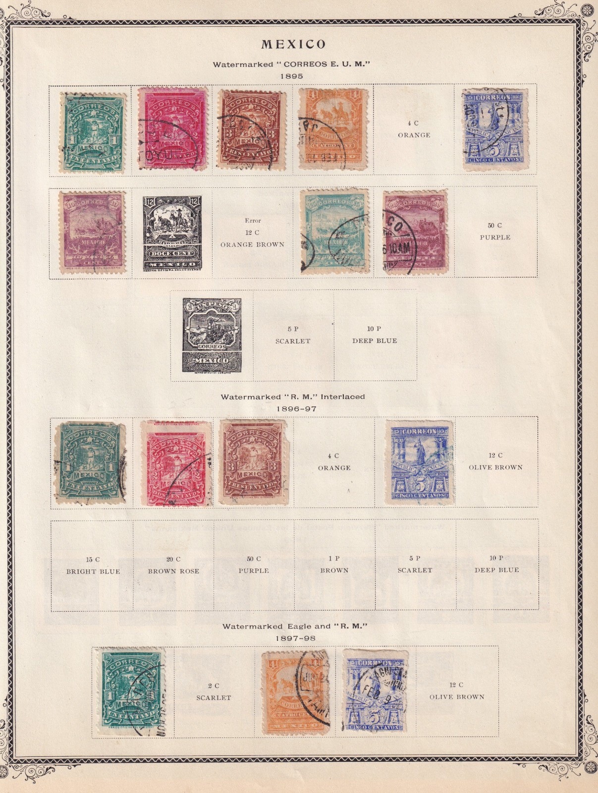 MEXICO - MINT AND USED COLLECTION ON ALBUM PAGES - DR. SCHULTZ ESTATE - Q198