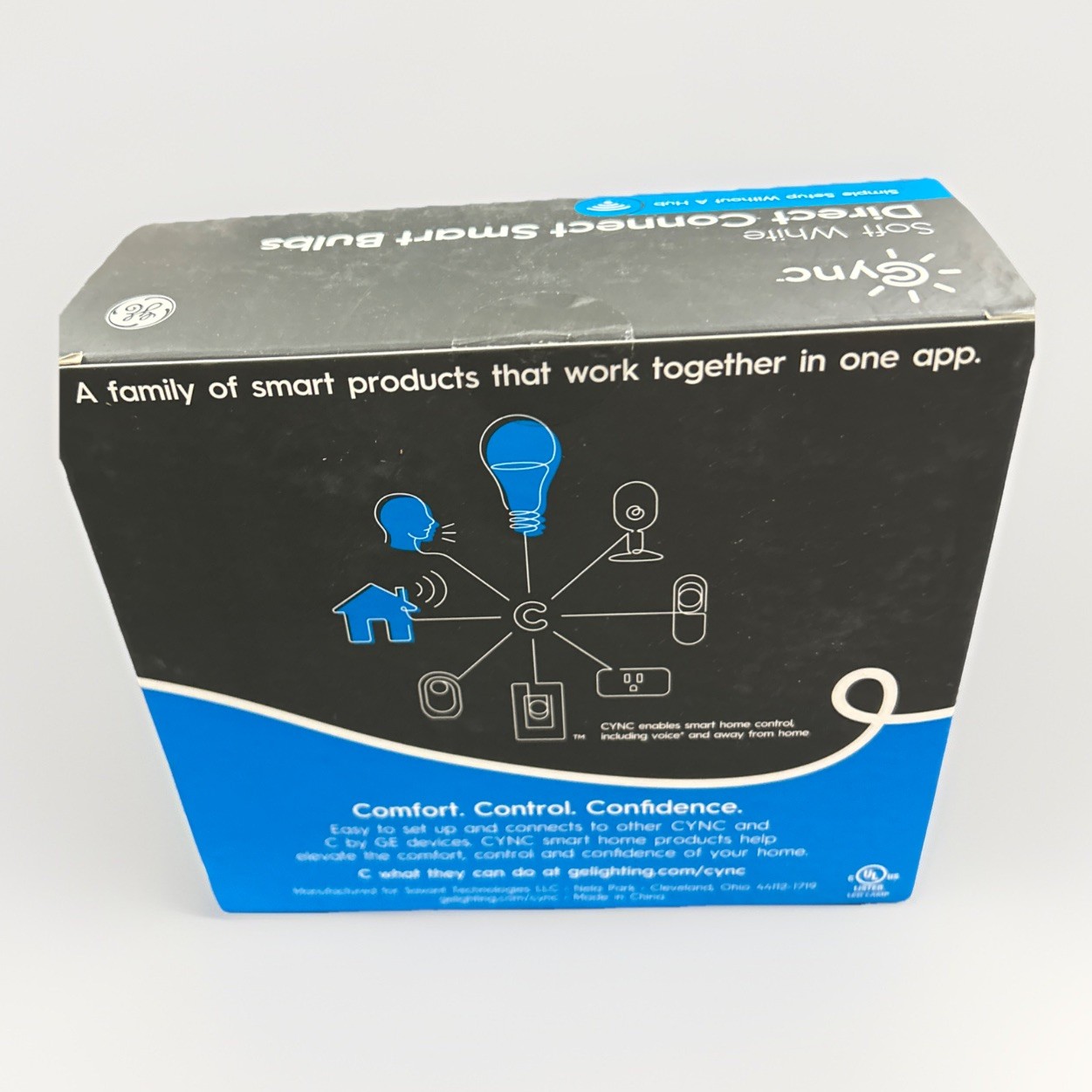 Cync by GE Direct Connect Soft White Smart LED Light Bulbs A19 (2-Pack)