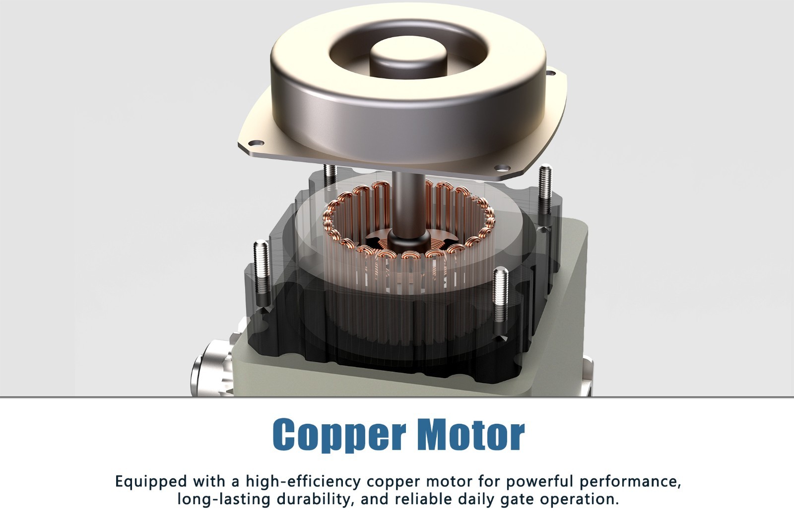 Blütezeit Automatic Chain Sliding Gate Opener 1100lb w/2 Remotes & 16.4ft Chain
