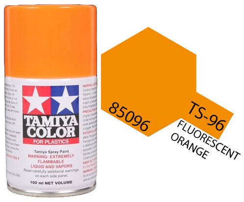 Tamiya 85096 TS-96 Fluorescent Orange Lacquer Spray Paint 100ml TAM85096 - US