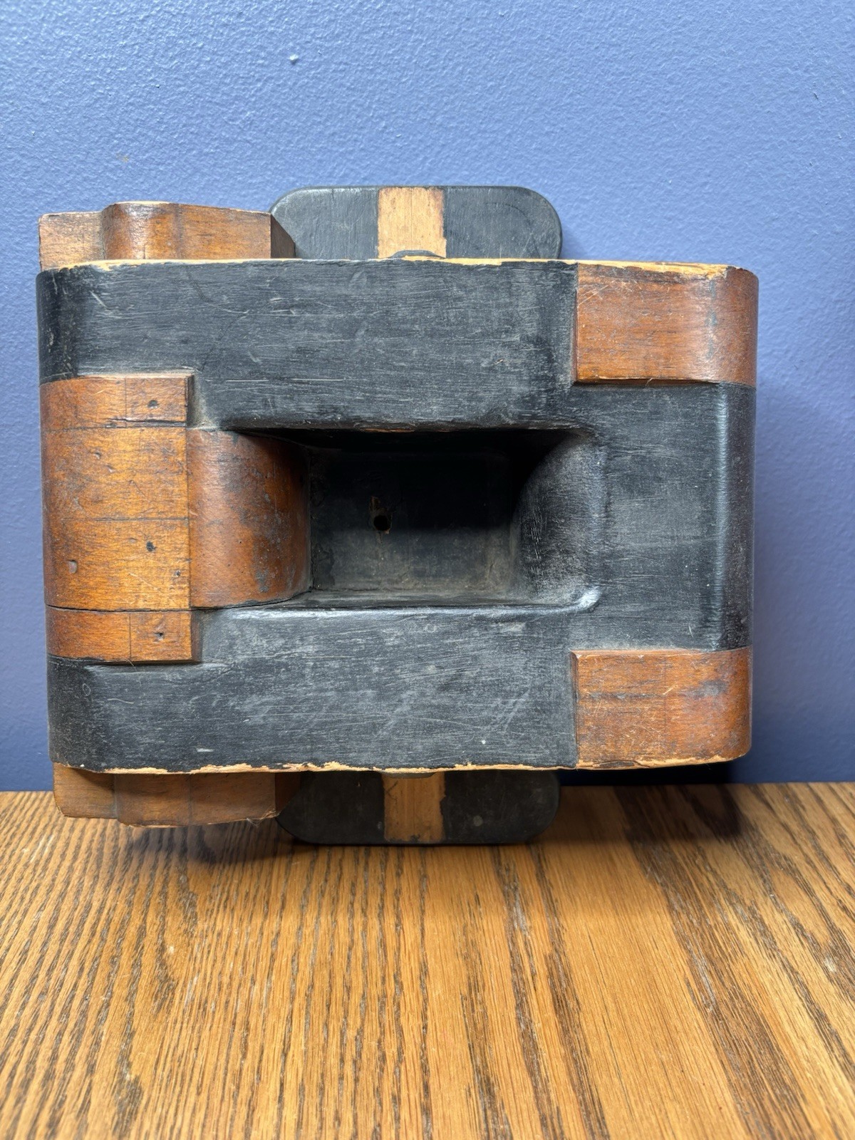 Vintage Industrial Bethlehem Steel Wood Sand Forms For Tool Parts Form Art Mold