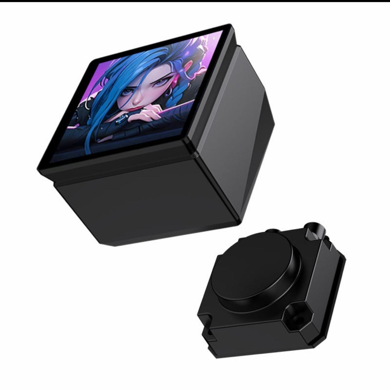 CPU Cooler with 4-inch magnetic video display and ARGB light effects