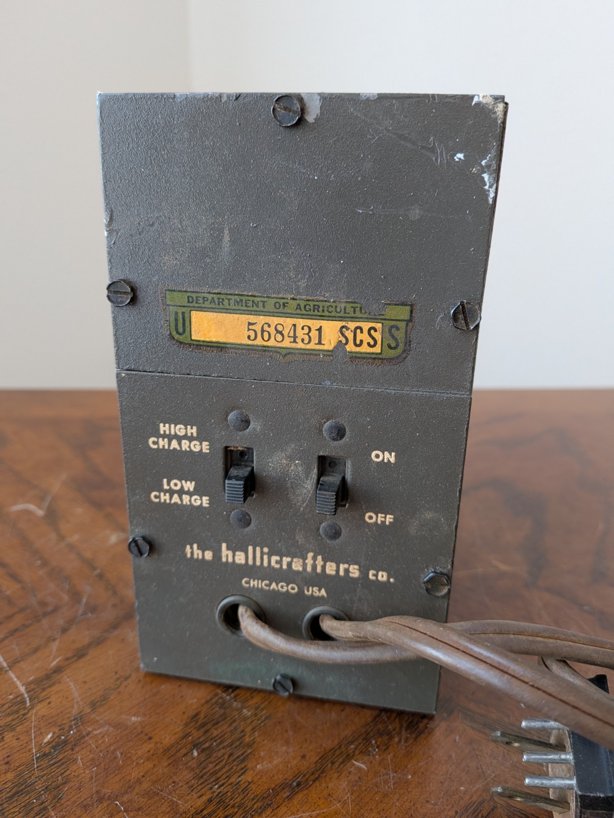 Hallicrafters Radio Battery Charger