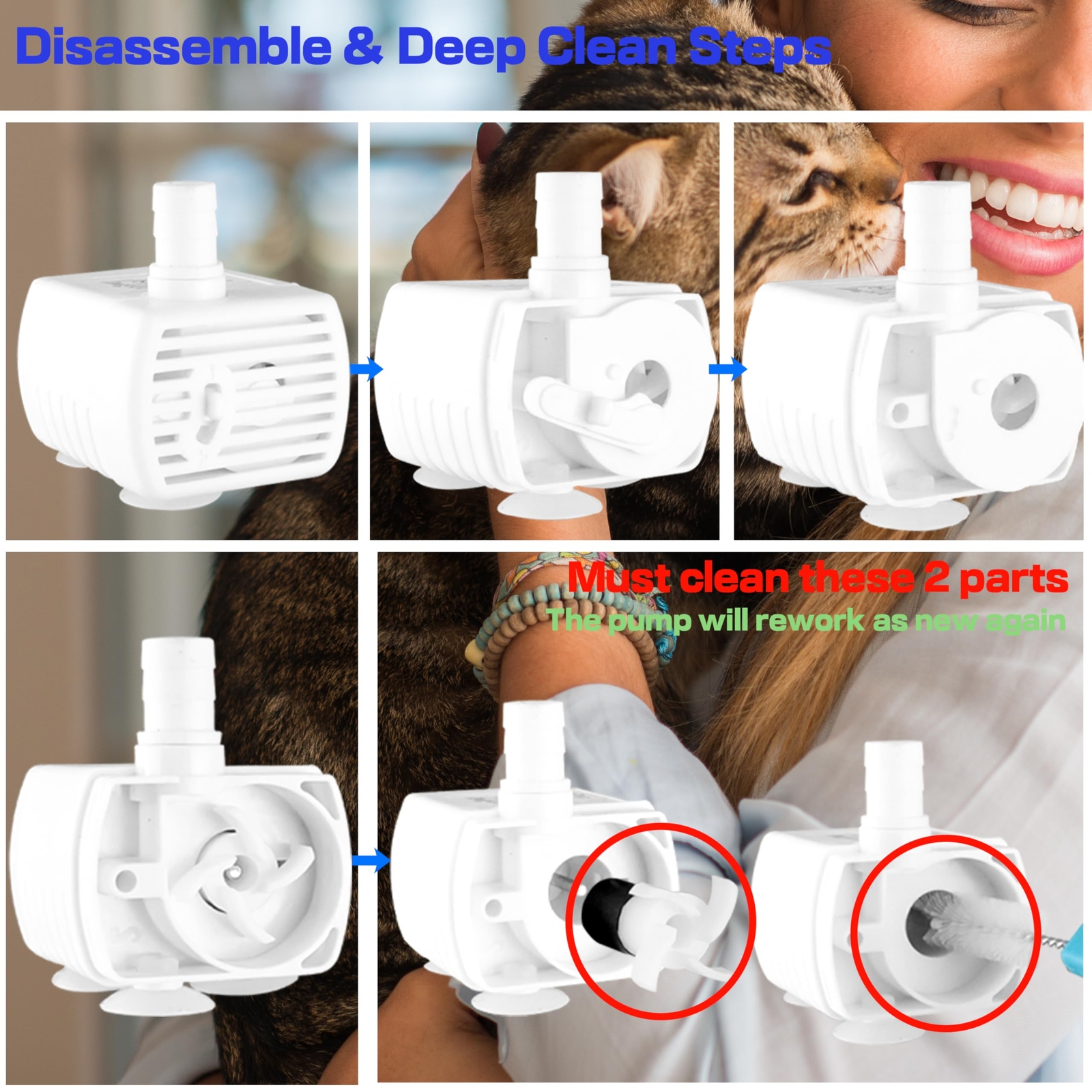 Stainless Steel Cat Water Fountain Pet Drinking Fountain Dispenser for Cats NEW