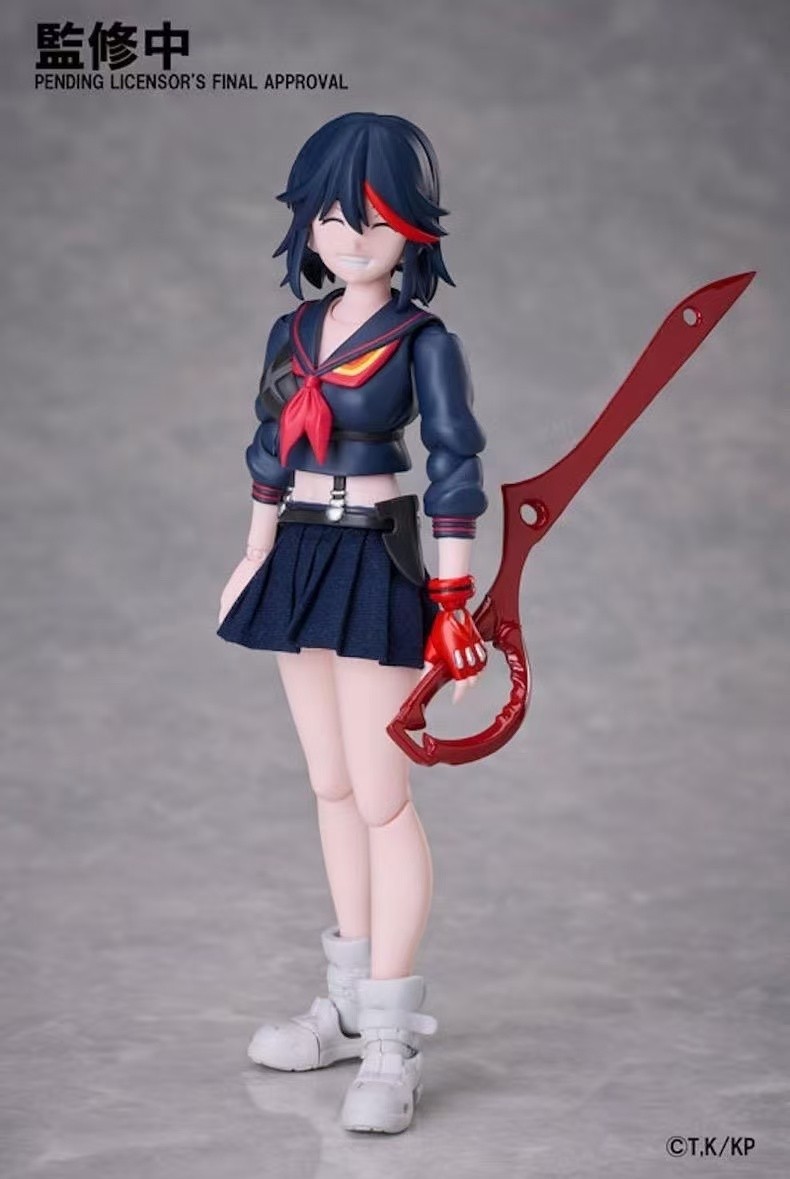 New BUZZmod. Kill la Kill Ryuko Matoi Action Figure Aniplex 1/12 Scale In Stock