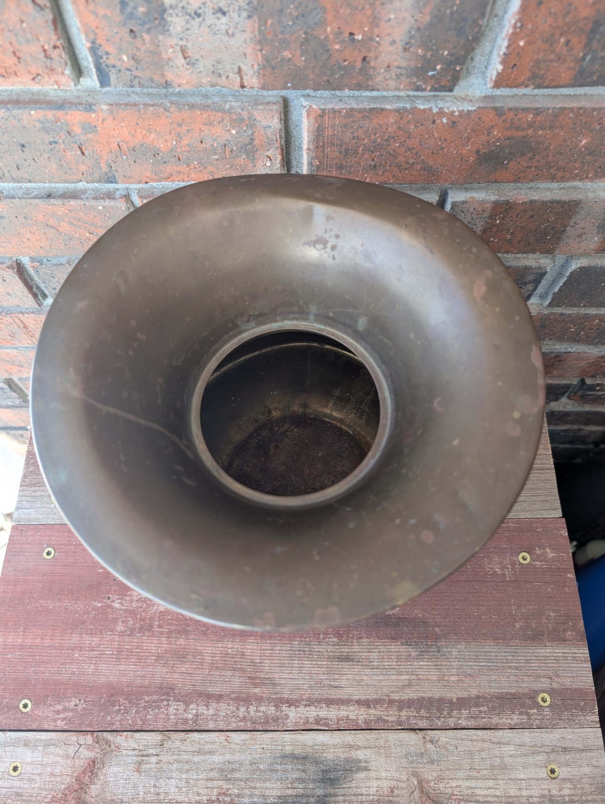 Vintage All Famous Havana 5 Cent Cigar Spittoon Weighted Bottom