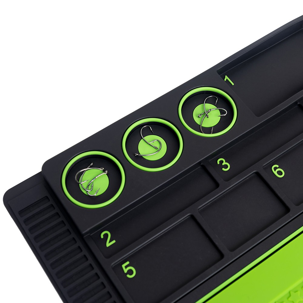 Fly Tying Mat Magnetic Workspace, Tool Organizer Station, Storage Desk Accessory