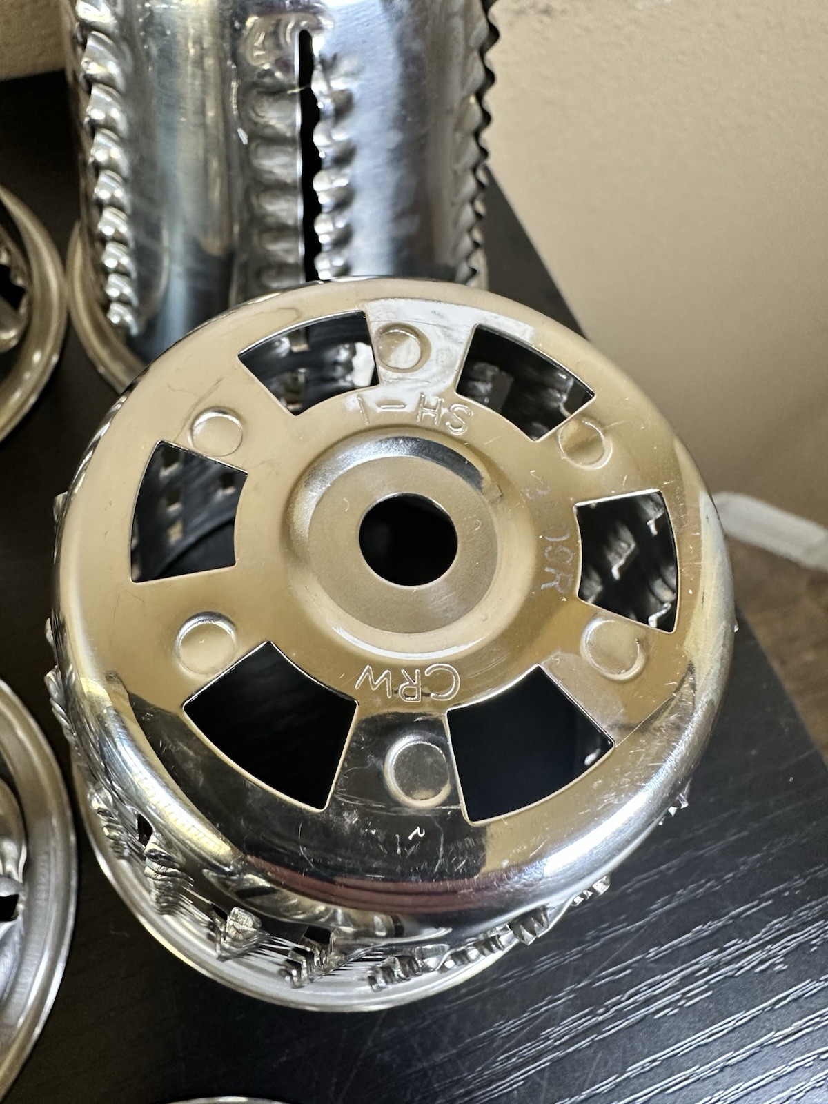 Saladmaster Food Processor V Machine Versa Tec Vegetable Slicer Shredder 5 Cones