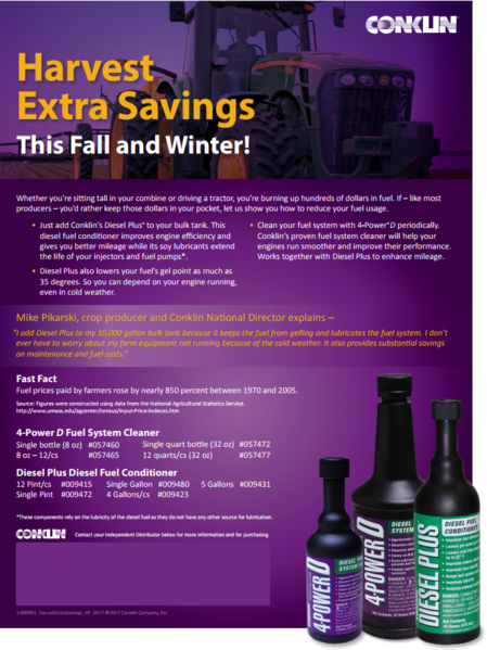 4-POWER® D - DIESEL FUEL SYSTEM CLEANER & EMERGENCY DE-ICER