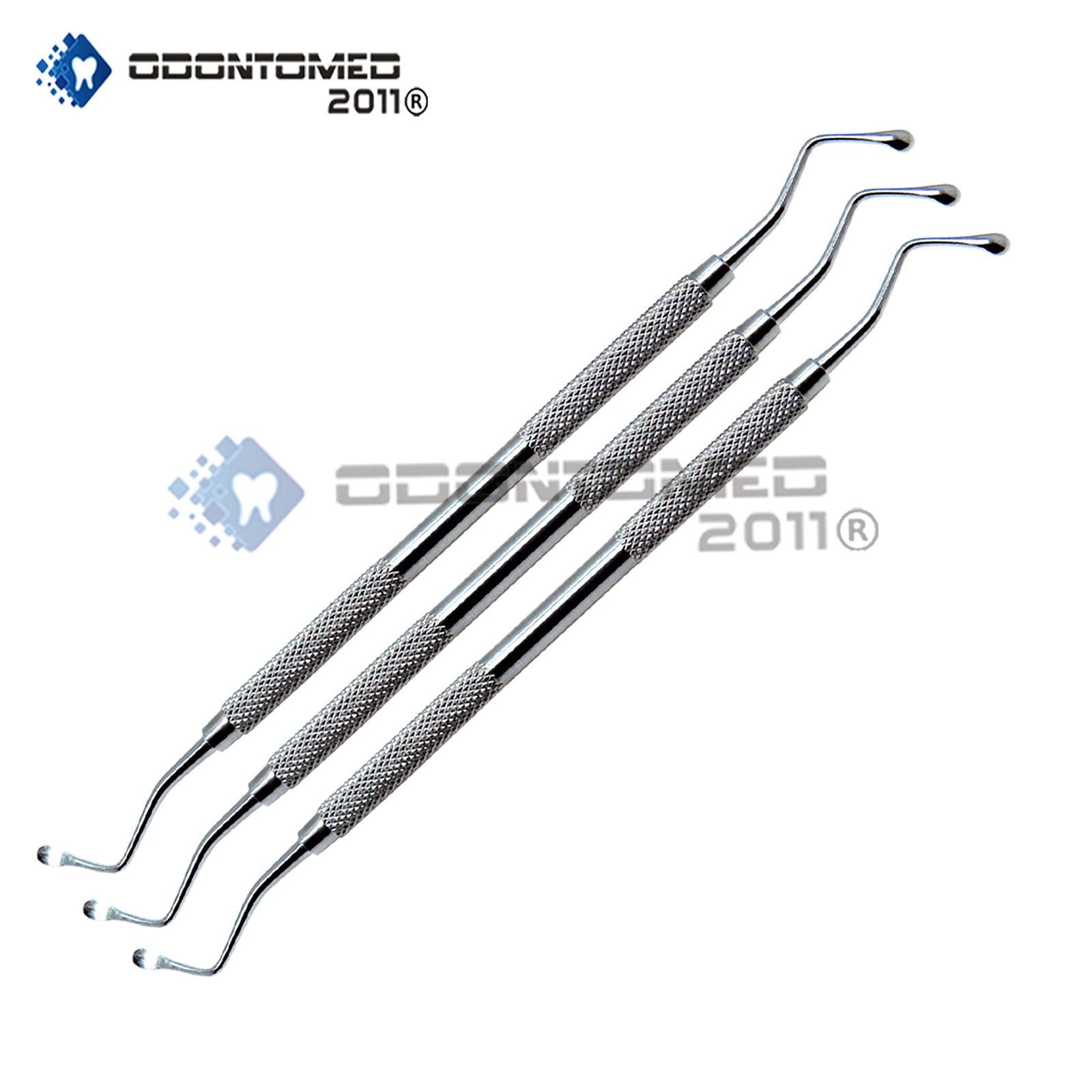 3x Premium Lucas Surgical Curette 88 Spoon 4mm Blade Dental Steel Instruments