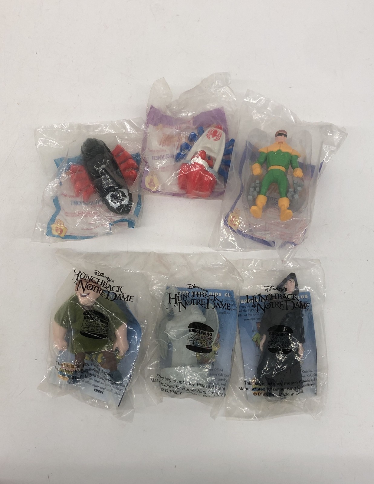 Lot Of Sealed McDonald's Happy Meal Toys-Ty, Tarzan, Little Mermaid, Super Mario
