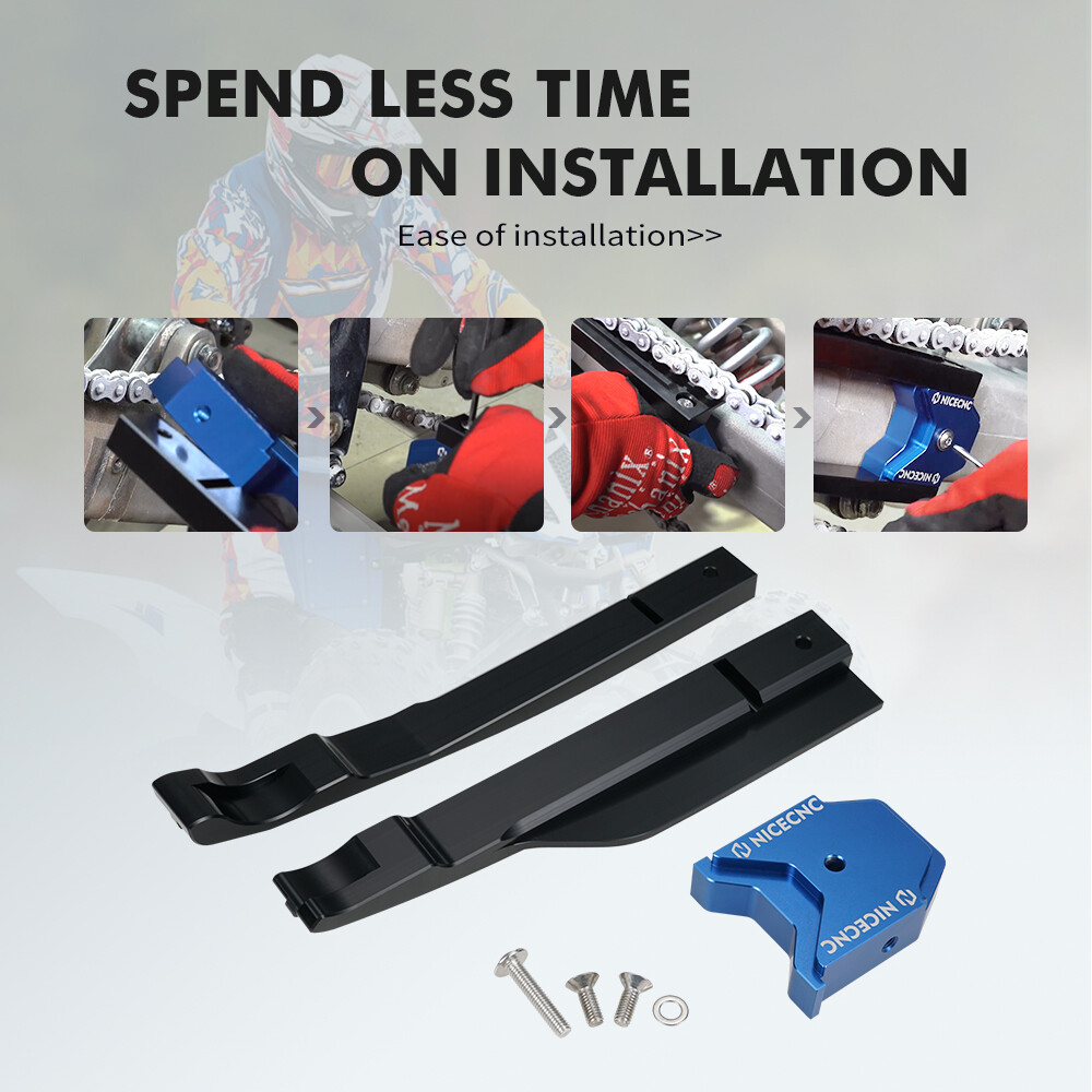 NICECNC Swingarm Seal Guard Chain Slide Rail Guide For Yamaha Raptor 700 700R