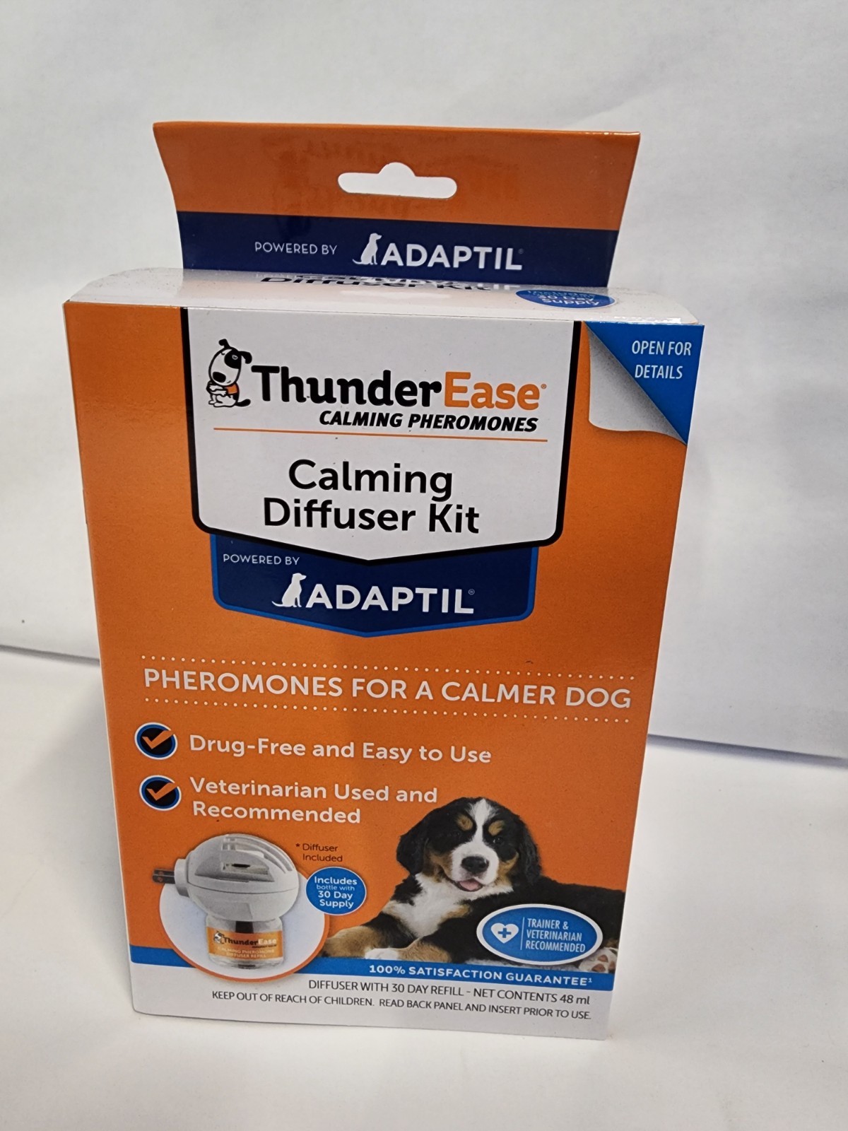 ThunderEase Adaptil Dog Calming Pheromone Plug-In Diffuser Kit 11/2027