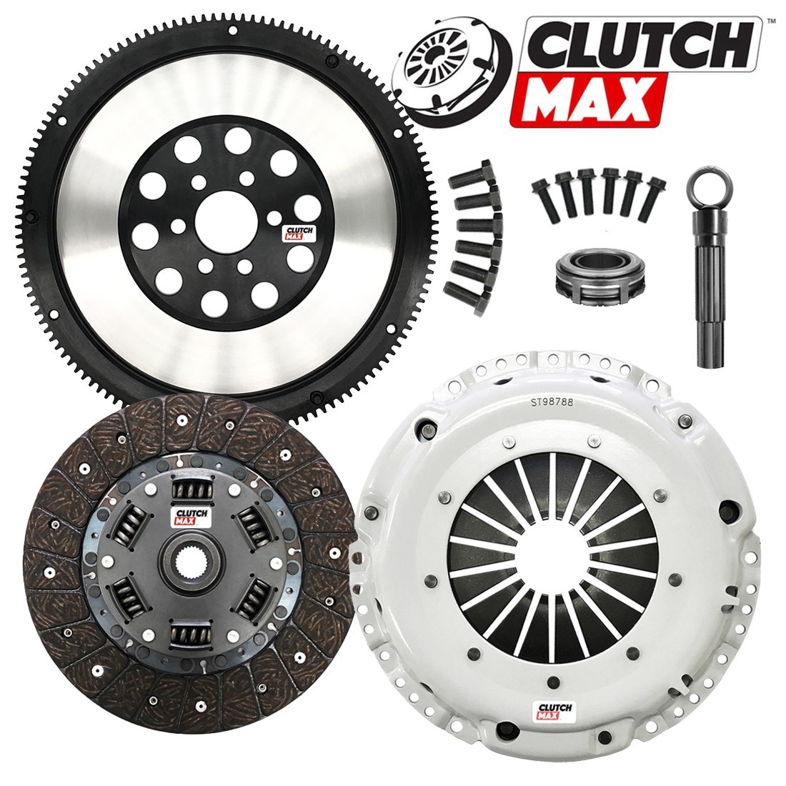 STAGE 2 HD CLUTCH KIT+FLYWHEEL COMBO FOR VW GOLF JETTA BEETLE 1.8 1.8T 1.9 TDI
