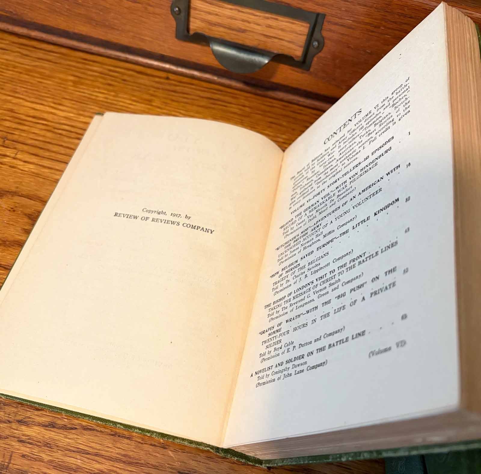 WWI True Stories of the Great War ~ 6 Volumes complete Rare ~ 1st edition 1918