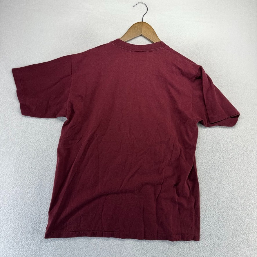 Vintage Michigan Panthers Shirt men's Large Red 80s USFL Single Stitch USA Made