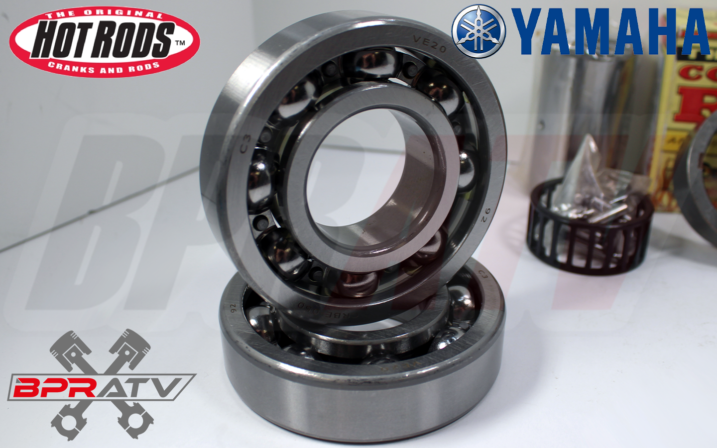 Yamaha Raptor 700 Hot Rods Connecting Rod Kit Hotrods Bearings Crank Rebuild Kit