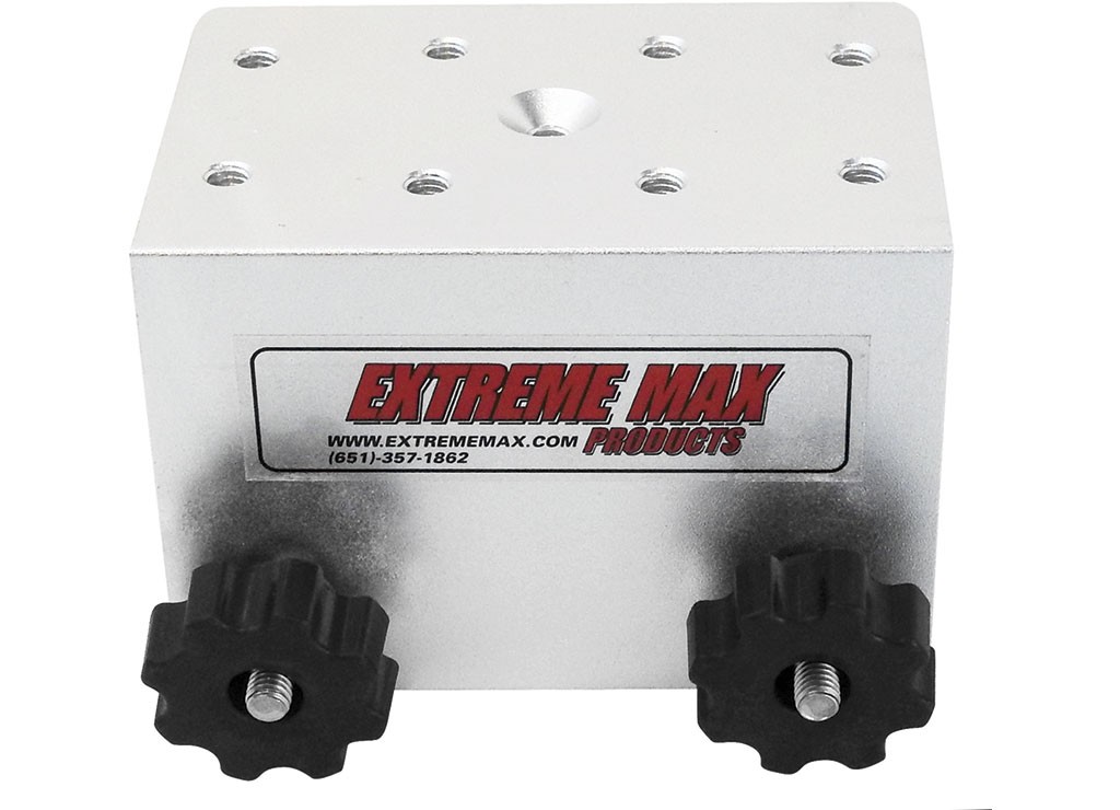 Extreme Max 3005.4402 90° Aluminum Slider Base For Tracker Versatrack Systems