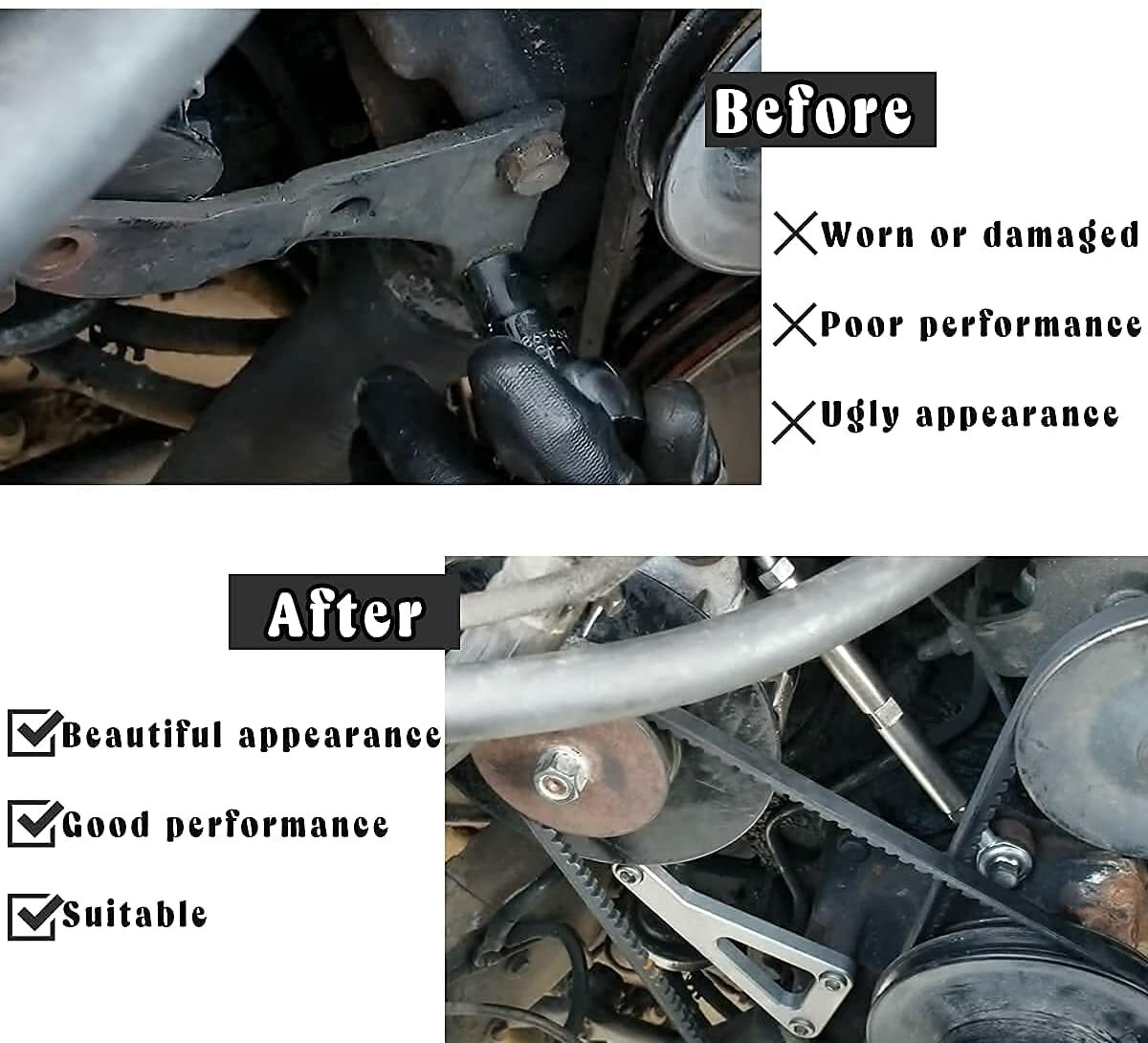 Alternator Bracket Kit for Small Block Chevy SBC 305 327 350 383 5.0L 5.7L V8