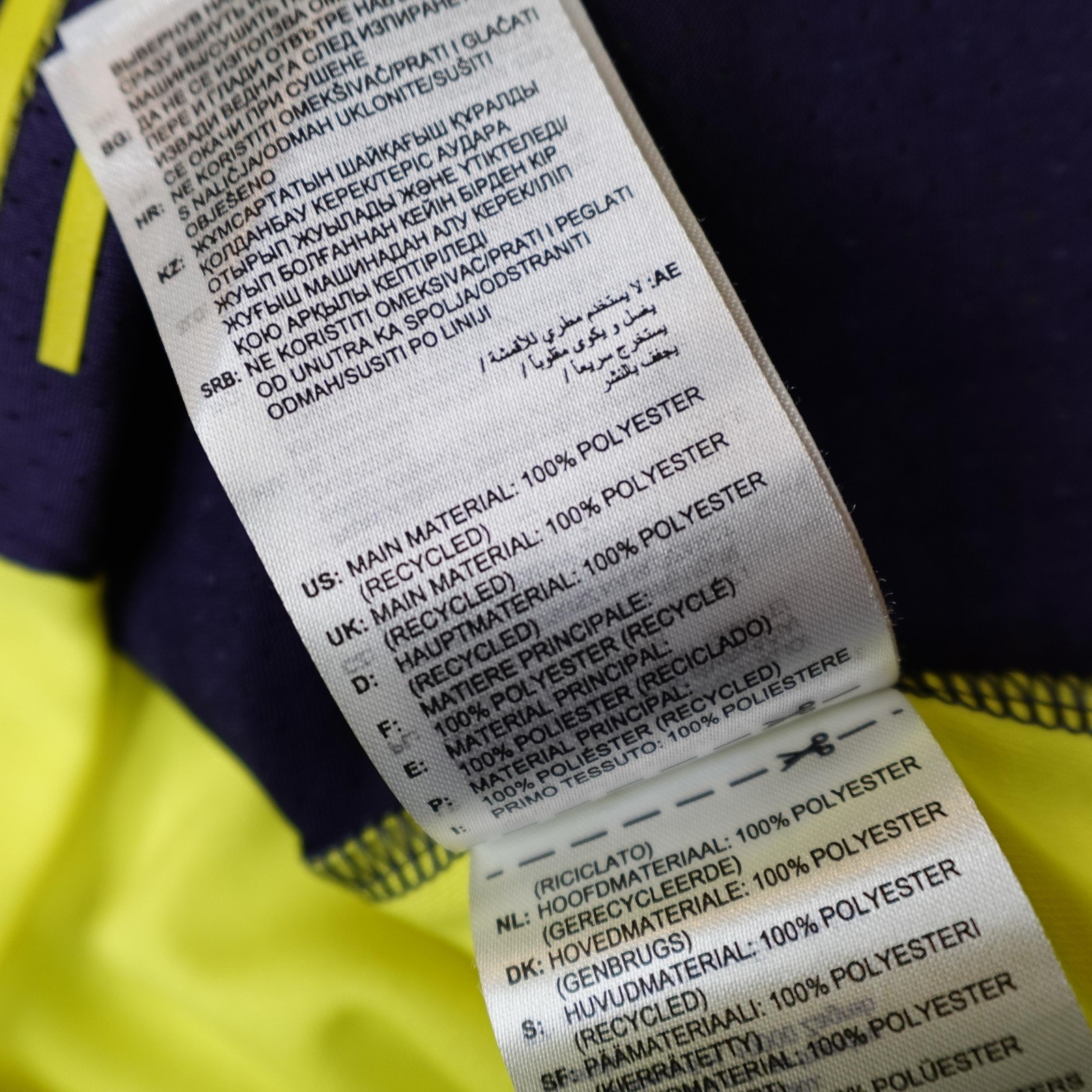 Nashville SC Jersey Mens Small Yellow MLS Soccer Adidas AEROREADY Renasant 2021