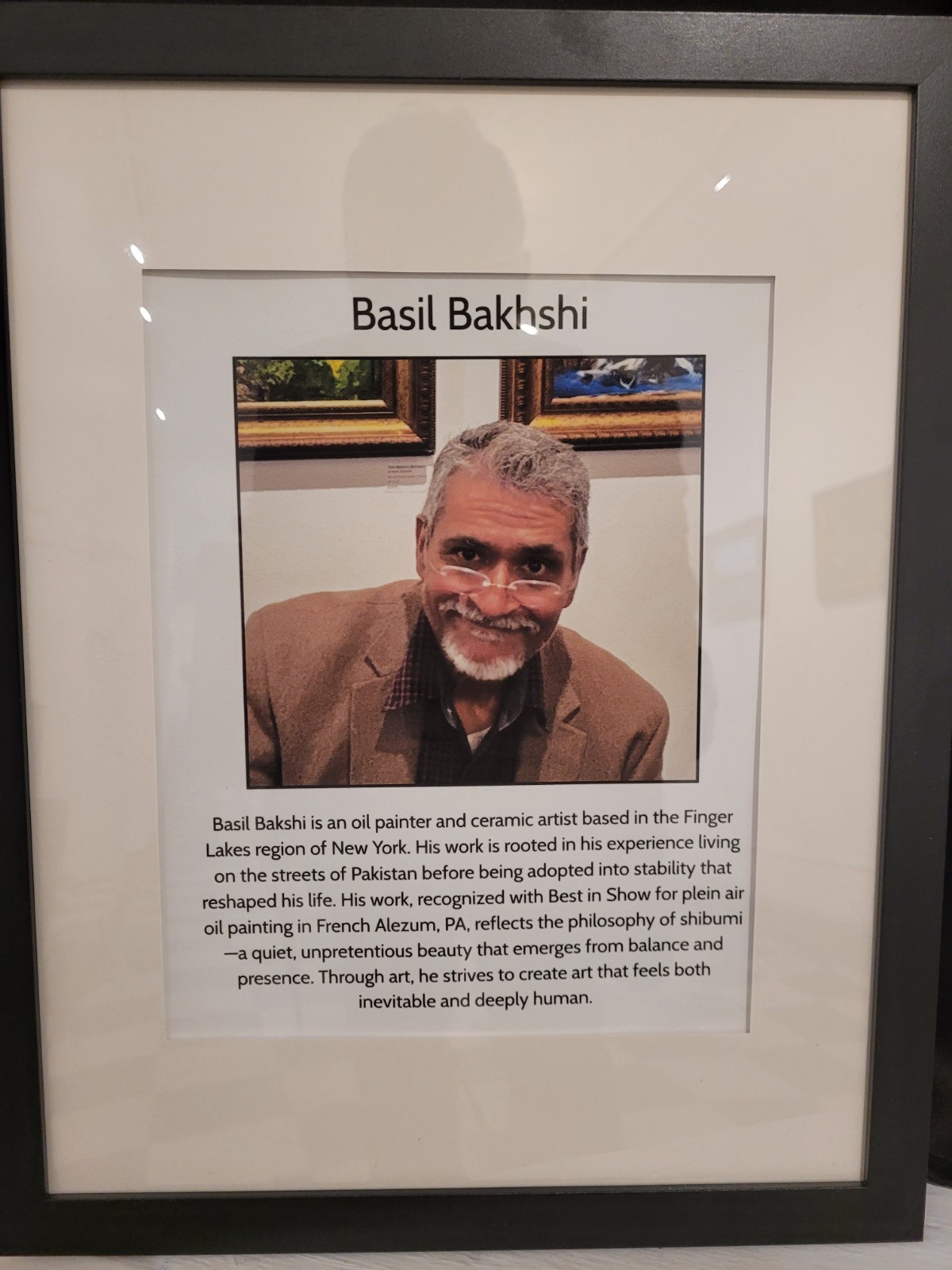 Abstract Expressionist Original Painting Canvas Snow Bird, 11x14 Basil Arts