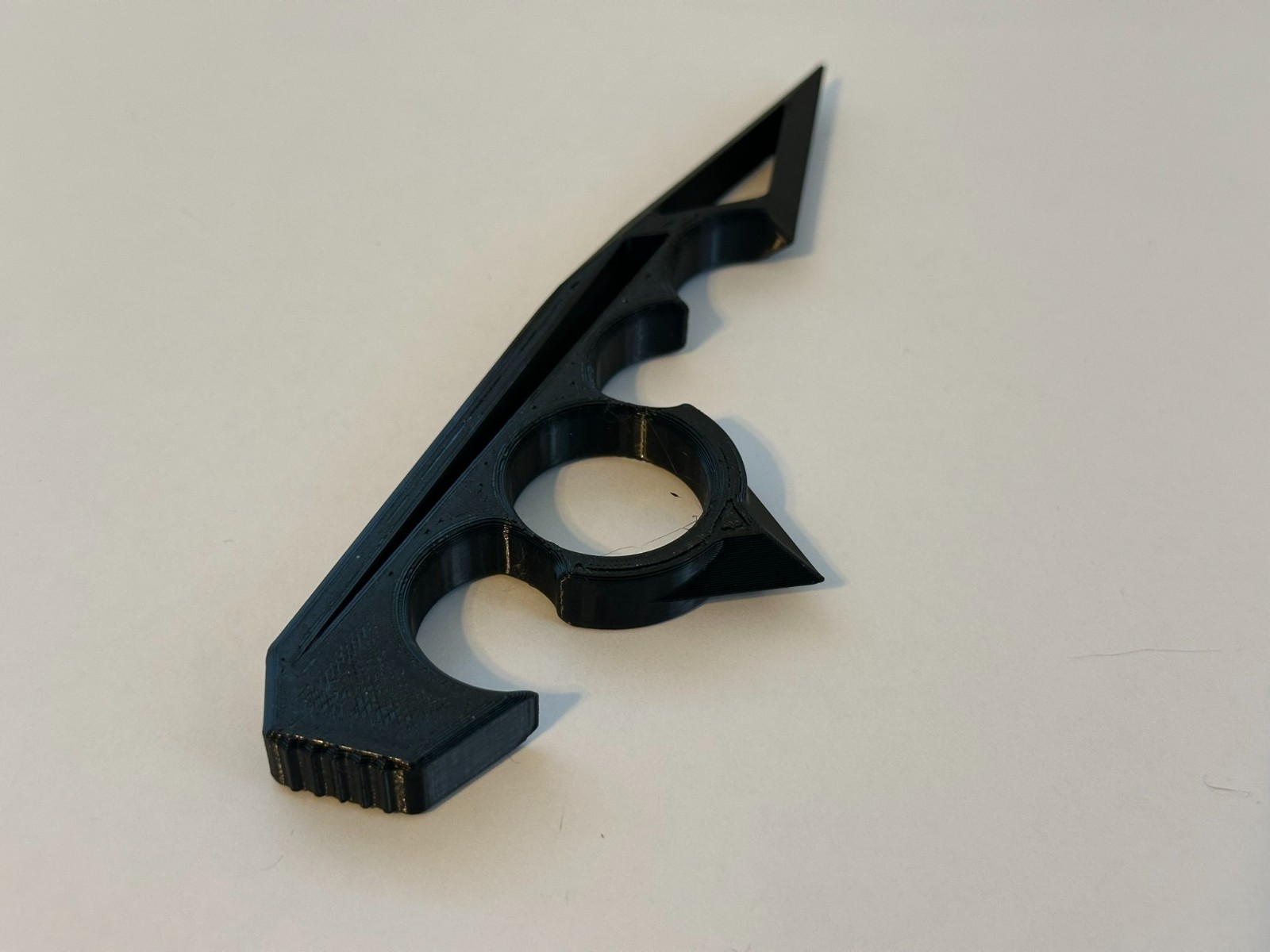 Carbon Fiber Hand Spike - Non Metal - Undetectable Self Defense Knife - Large