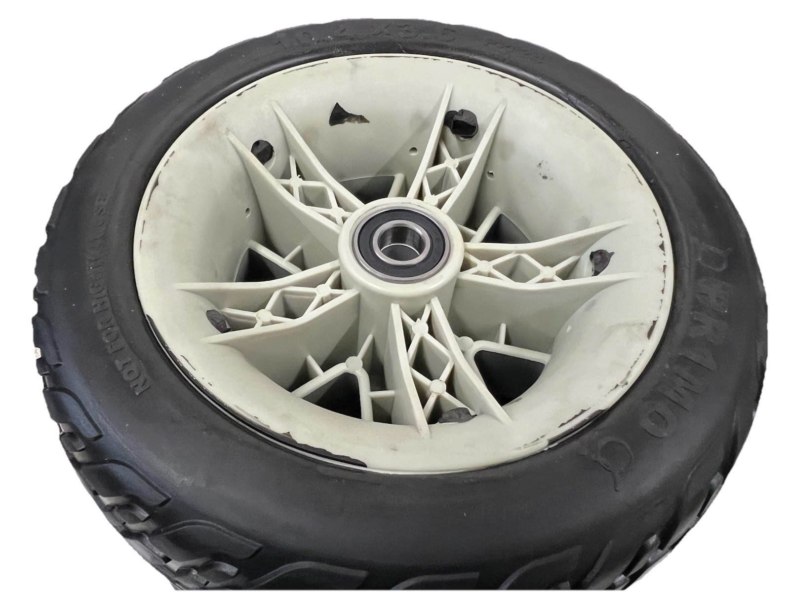 Pair Of Pride Mobility Victory 10 4-Wheel FRONT Solid Tires 10.4x3.6 WHLASMB1778