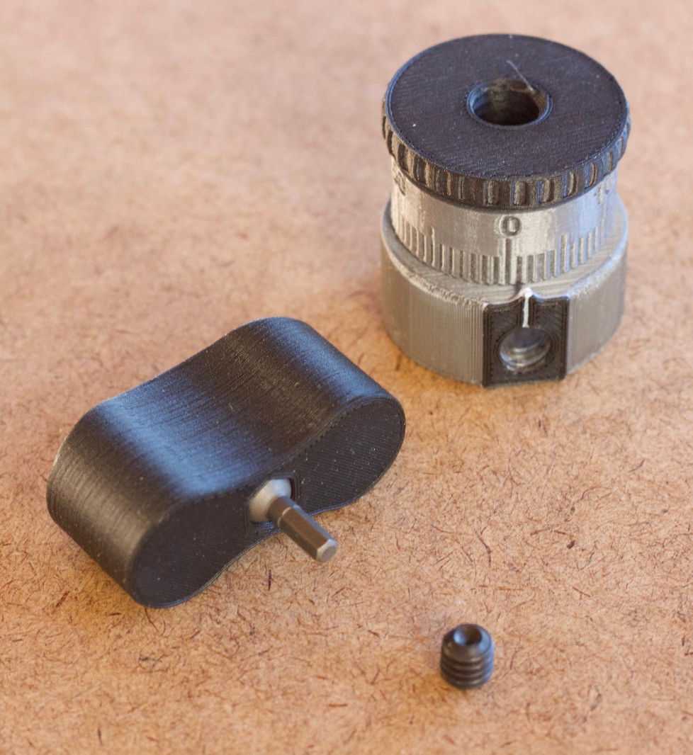 Stop Adjustment Dial for L. E. Wilson Trimmers