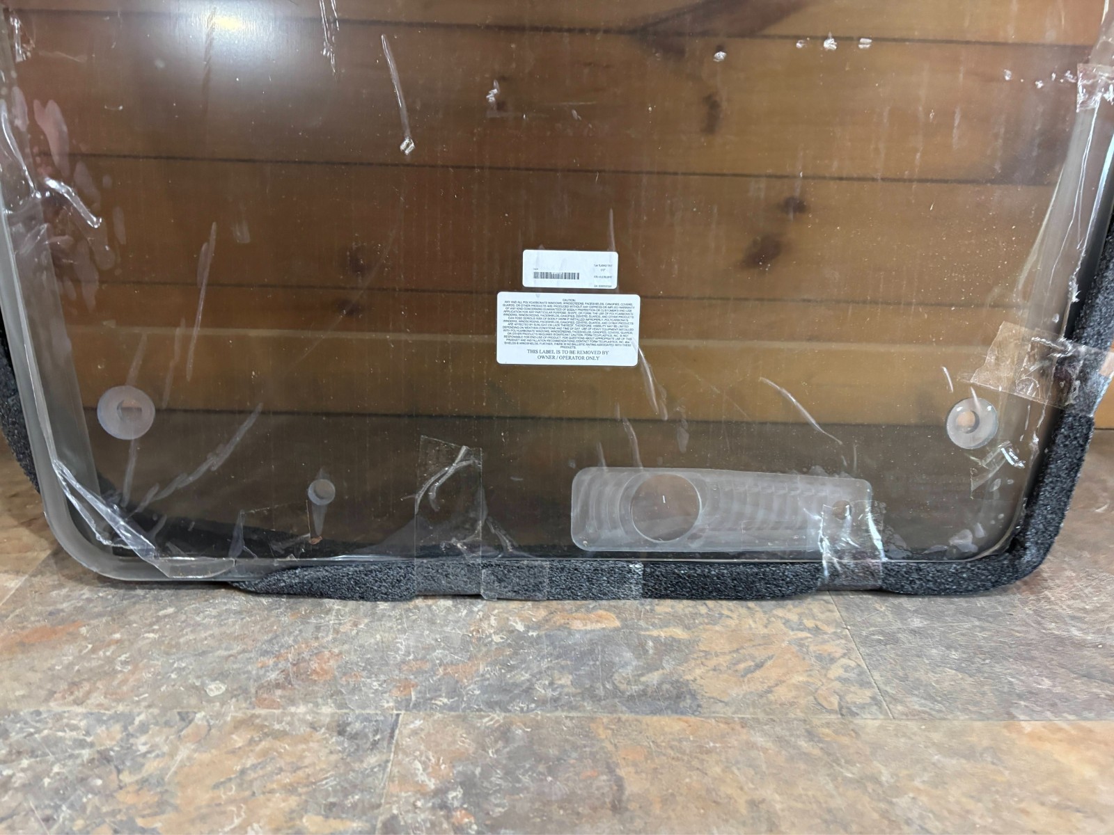 *Discounted* Tinted Takeuchi TLXXX 1/2" LEXAN Poly Forestry Door Skid Steer