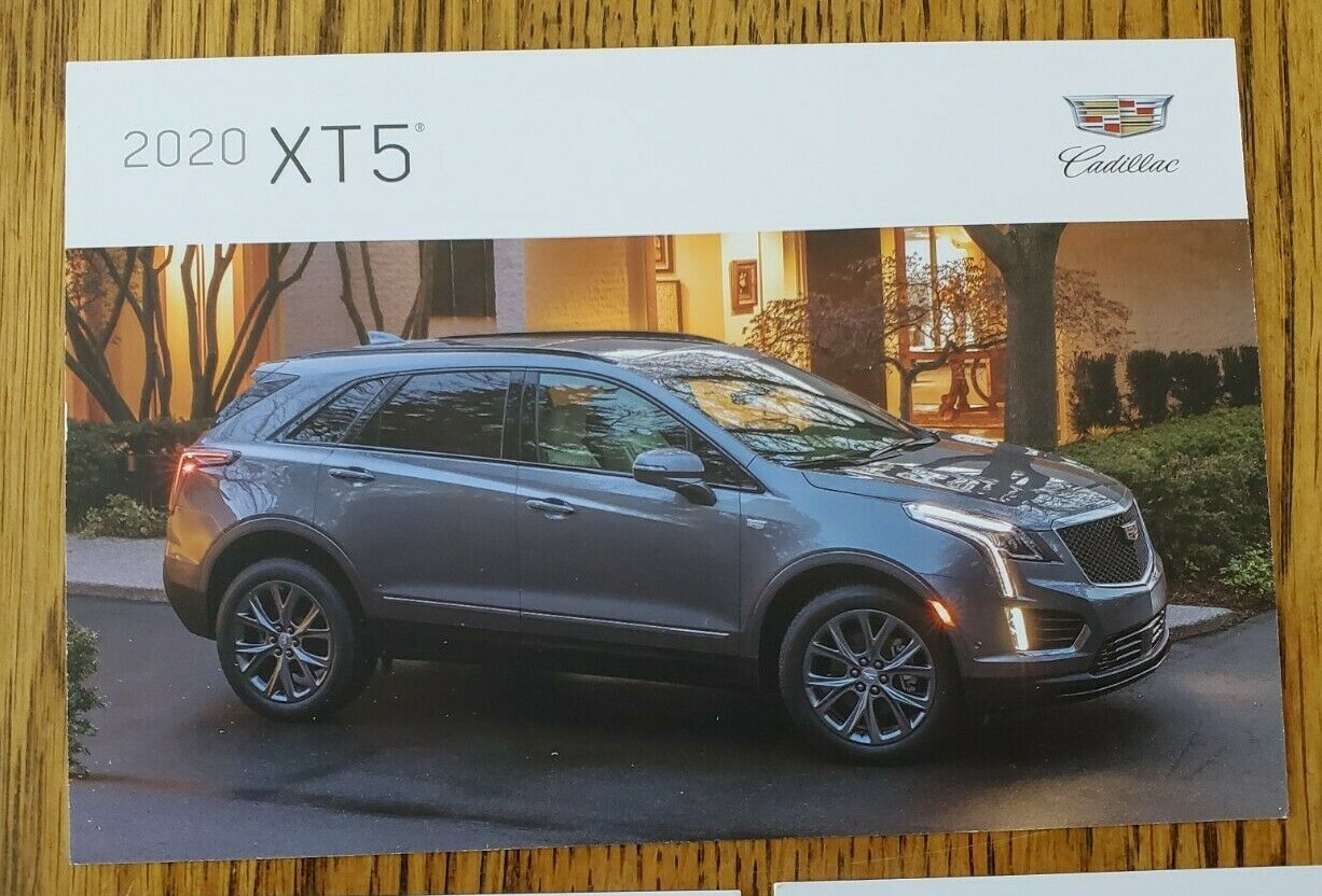2020 Cadillac Dealer Promotional 5 Postcard Set - Escalade, XT4, XT5, XT6, CT5