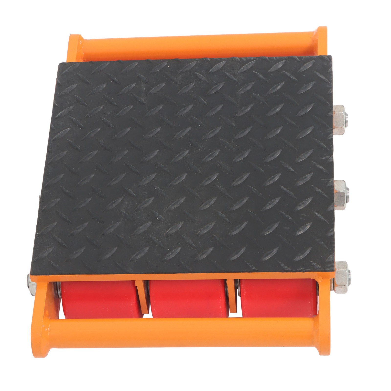 15 Ton 33069Lbs Heavy Duty Machinery Skate Dolly Mover Roller Cargo Trolley 360°