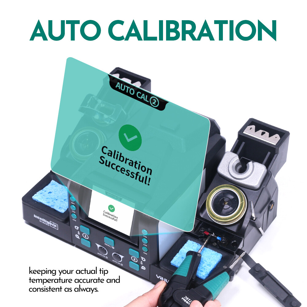 YIHUA 982D-III Precision Soldering Station and Tweezers For Microscope Soldering