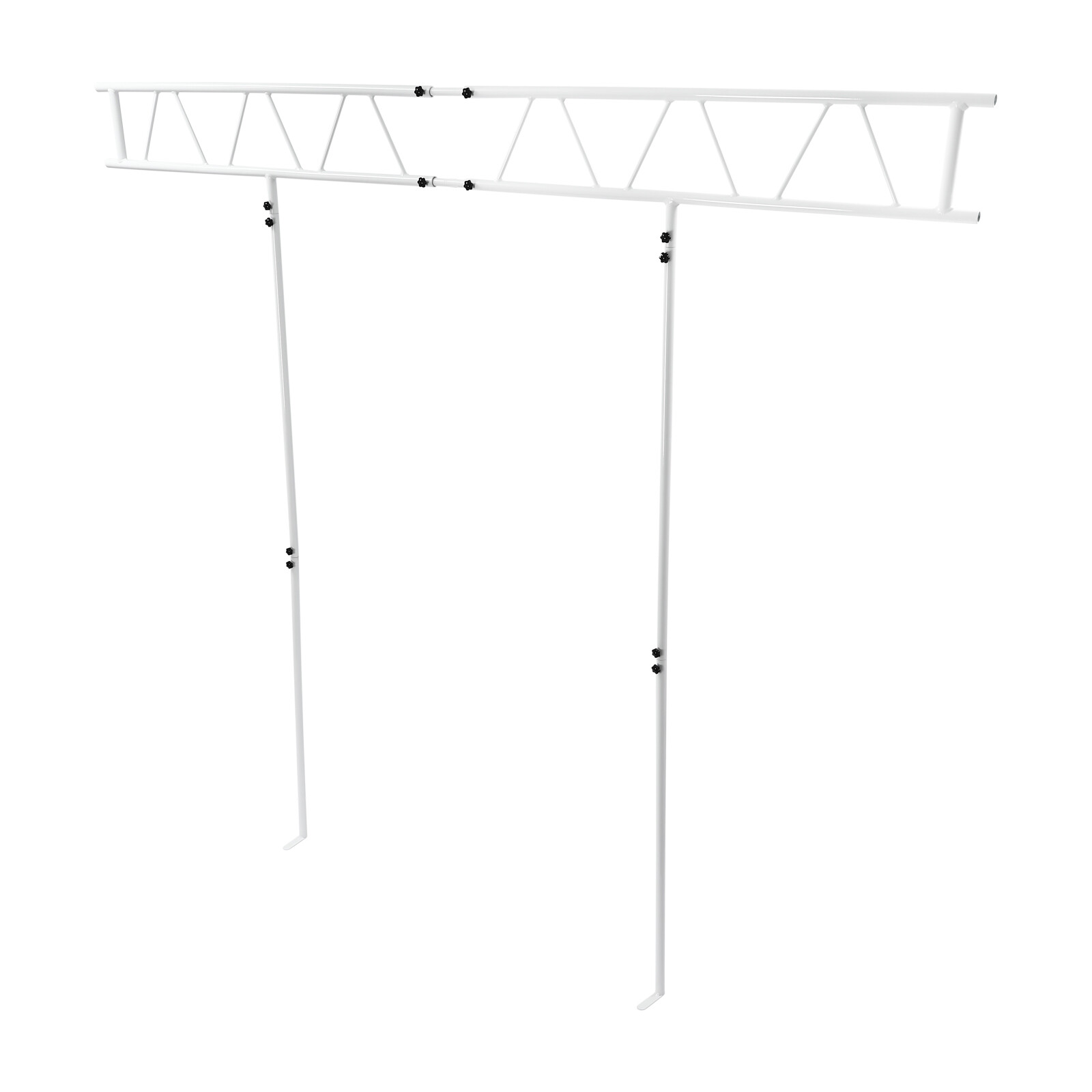 Light Truss Stand System, Trussing DJ Booth Kit 7x8ft Stage DJ Light Stand T-Bar