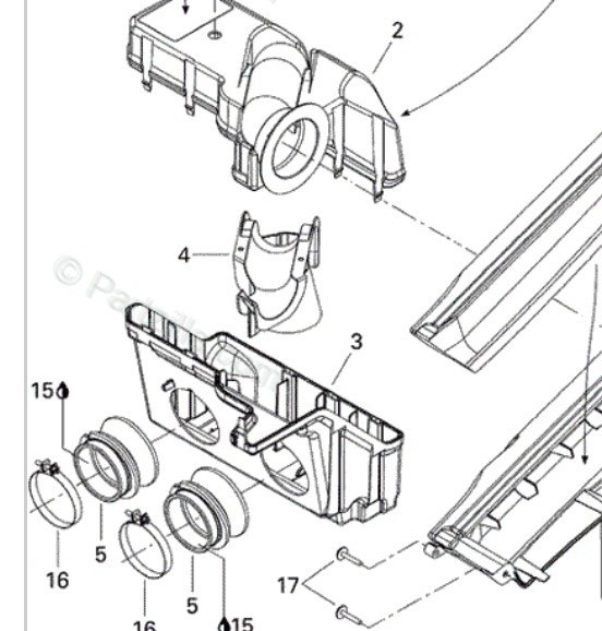 ONE NEW AFTERMARKET 508000387 BOMBARDIER SKI-DOO GTX 380F AIR BOX BOOT