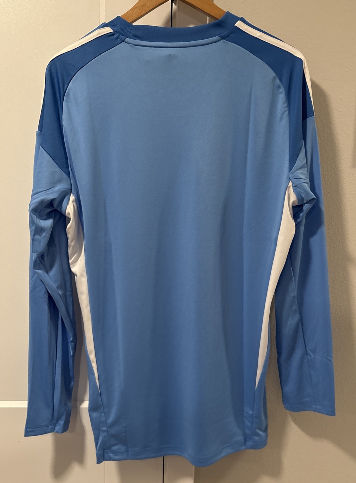 Adidas Tiro 25 Competition Blue Burst Goalkeeper GK LS Jersey JI9722 Men's L NWT
