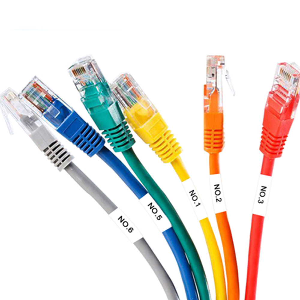 20PK 3/8" IND Heat-Shrink Tube Black on White 18053 Compatible DYMO Rhino 3000