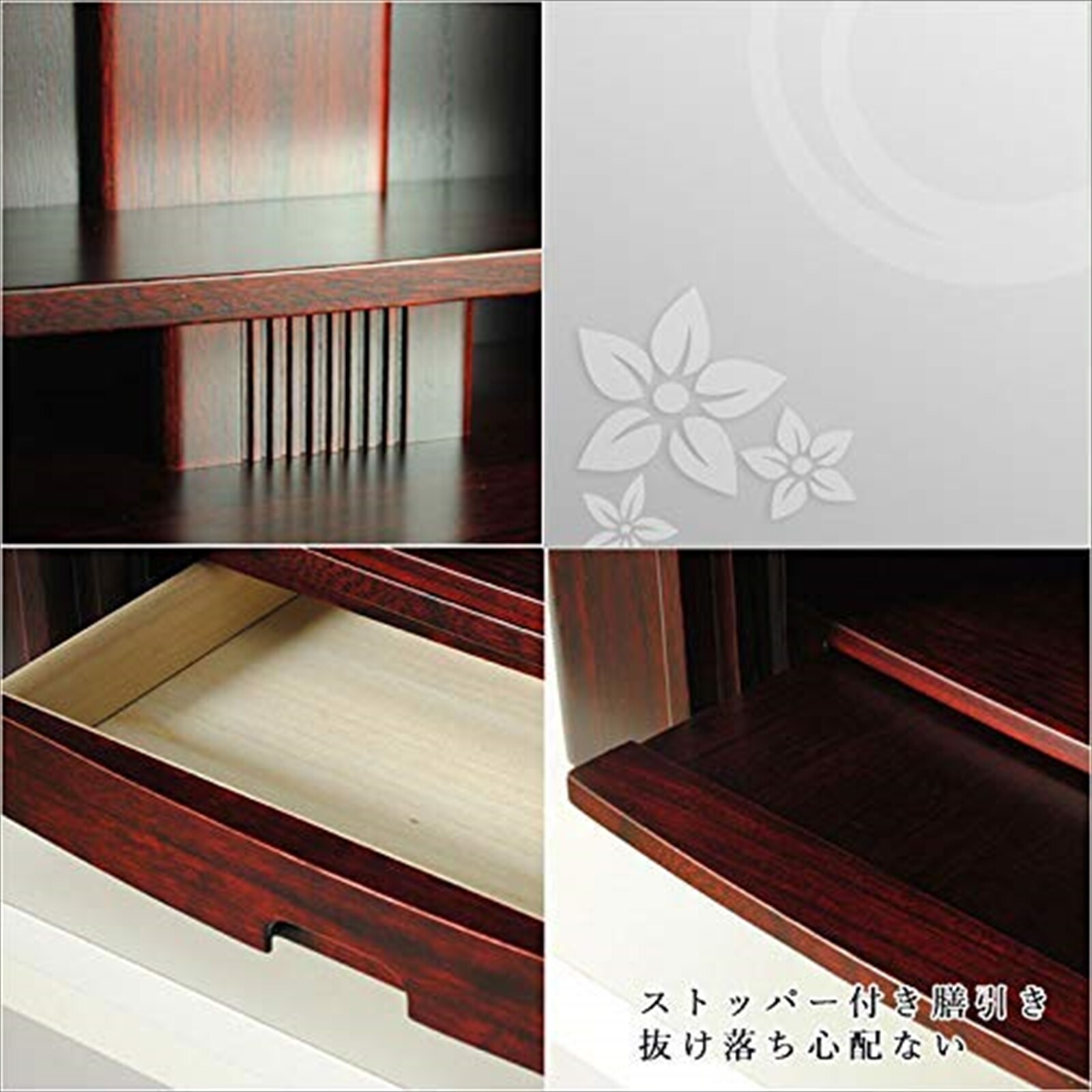 Mini BUTSUDAN Shrine Buddhist Alter Natural Wood W/LED Light NEW