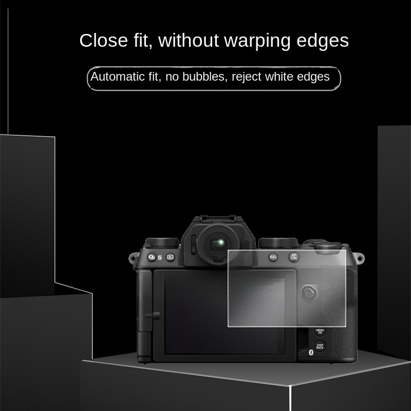 2PC LCD Screen Protector Tempered Glass Protective fr Fujifilm Fuji X-S20 Camera