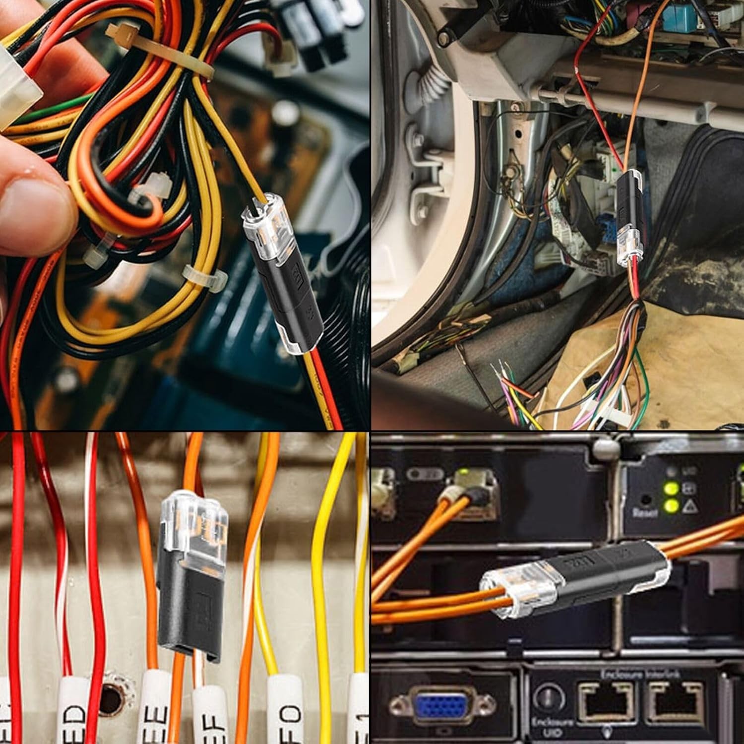 10or 20Pcs Double-Wire Plug-in Connector Led Light Strip Connectors 2 Pin, Quick