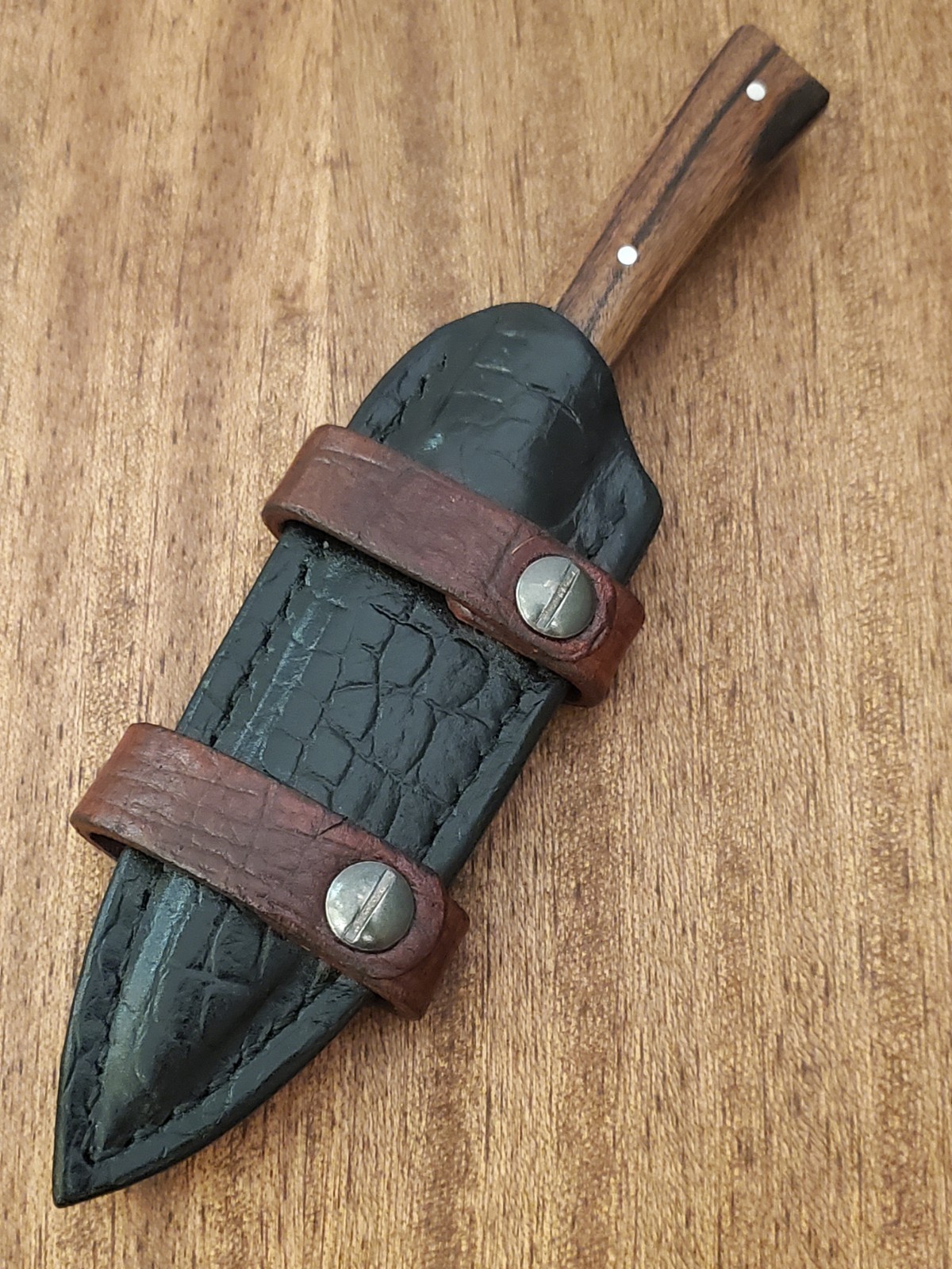 G.W. Stone Custom Handmade Small Fixed Blade EDC Knife New