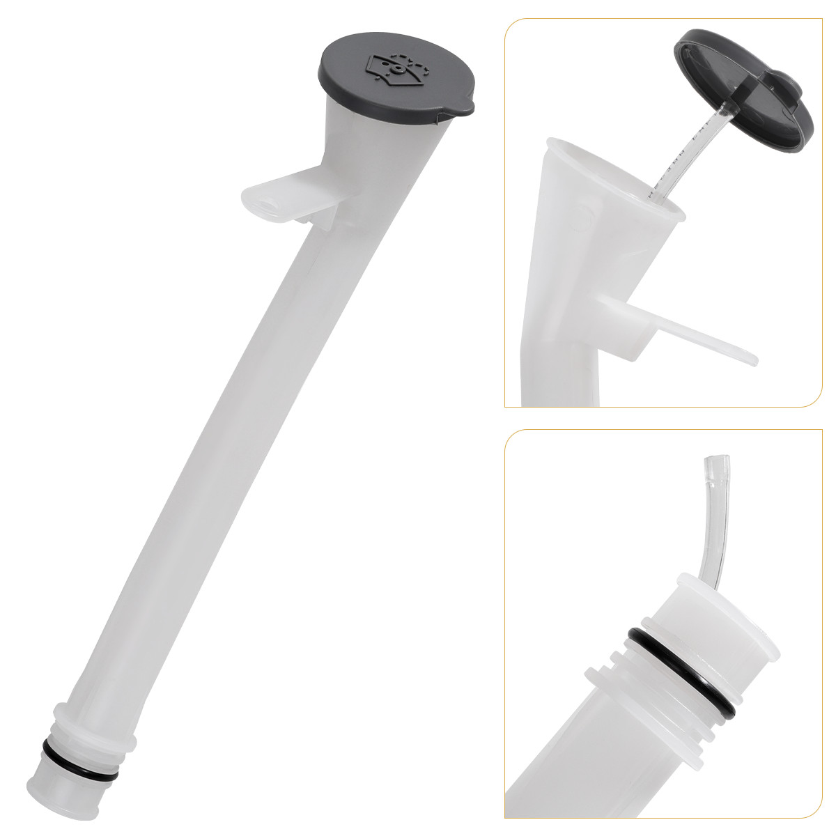 Fits Nissan Rogue 2017 2018 2019 Washer Reservoir Windshield Tank W/ Pump US