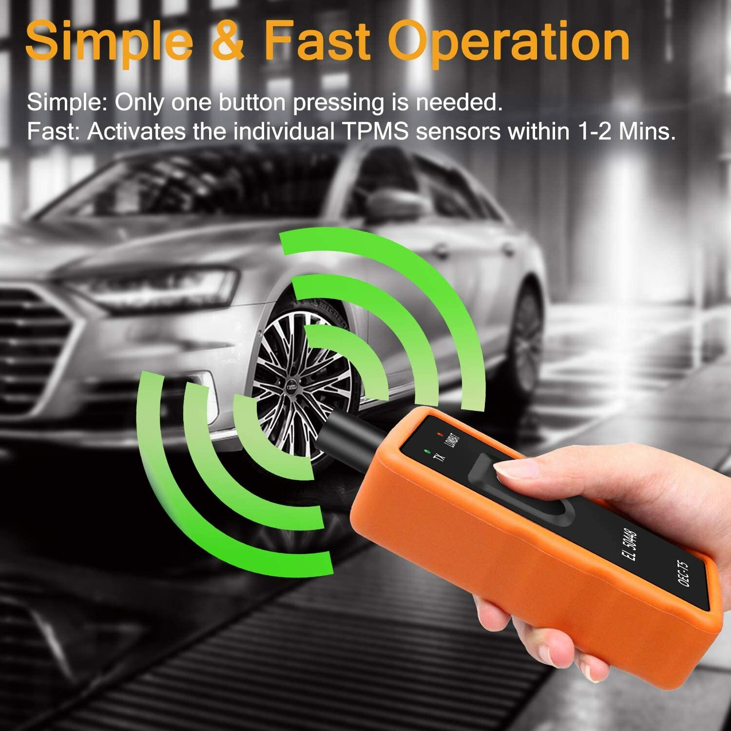 EL-50448 Plus TPMS Reset Tool Relearn Auto Tool Tire Pressure Sensor For Ford GM