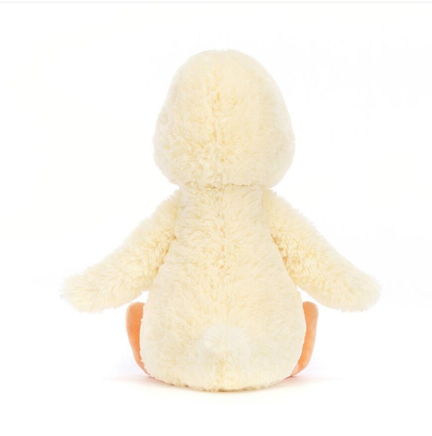 Jellycat Bashful Duckling Plush Toy NWT Authentic With Dust Bag Original Medium